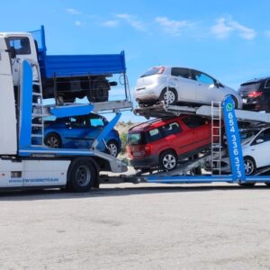 VOLVO FH 312 CON EUROLOHR 8 COCHES CARGADO